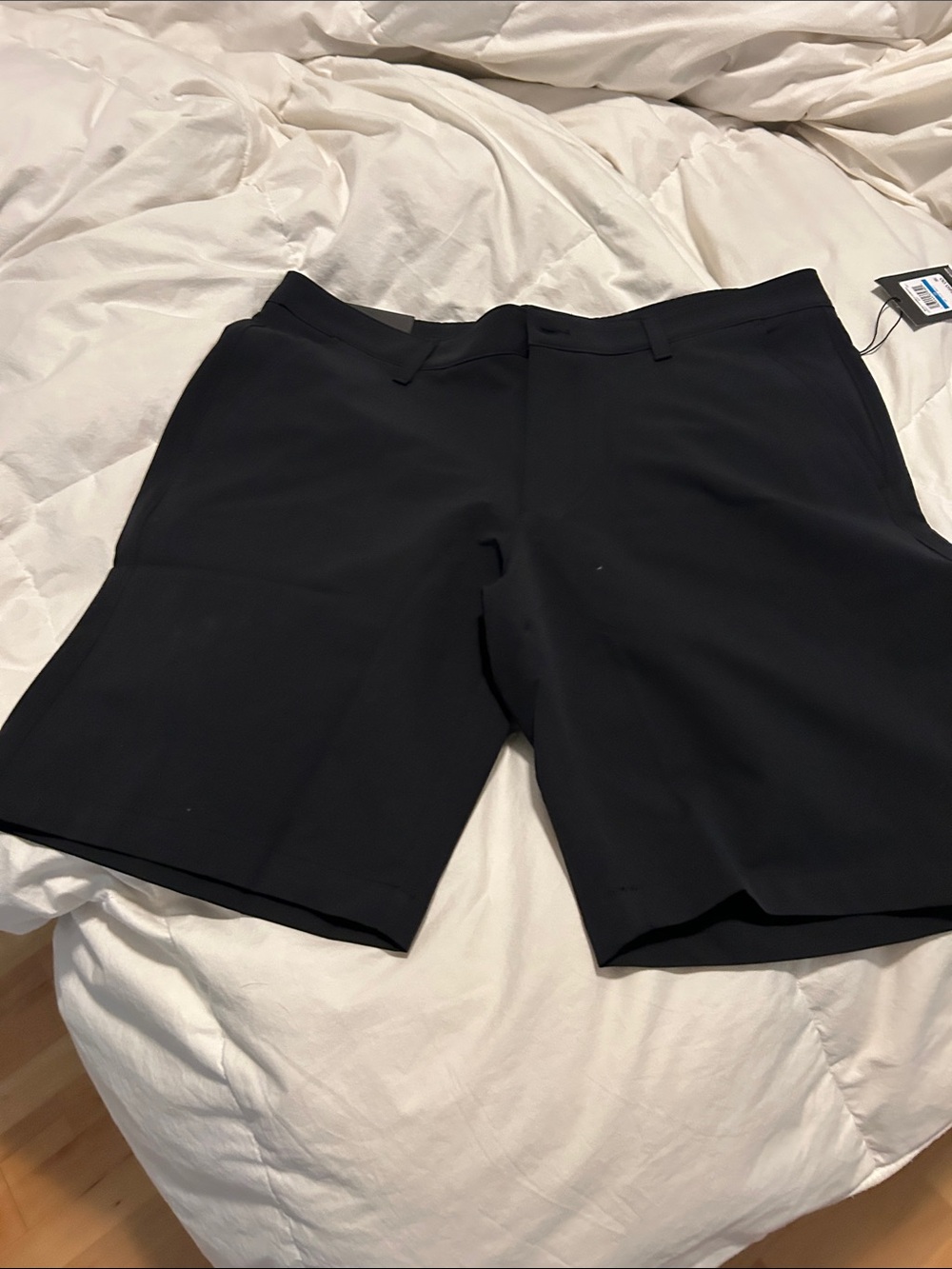 Under Armour Men's Black Flat Front Performance Shorts